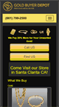 Mobile Screenshot of goldbuyerdepot.com